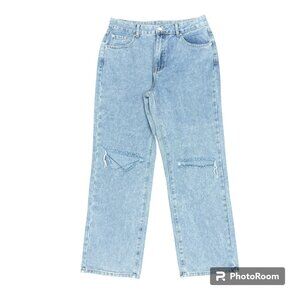 NWT Women's NVFelix‎ Light Wash Wide Leg High Rise Jeans- Size Large